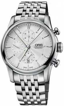 Buy this new Oris Artelier Chronograph 01 774 7686 4051-07 8 23 77 mens watch for the discount price of £2,065.00. UK Retailer.